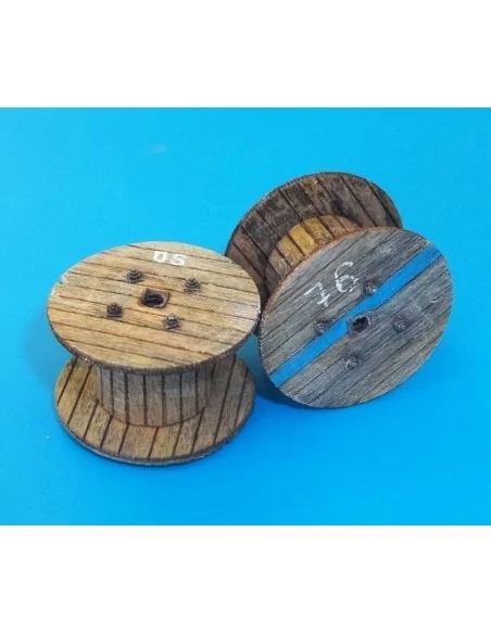 Cable reels- small, 1/48 - Plus model 4049