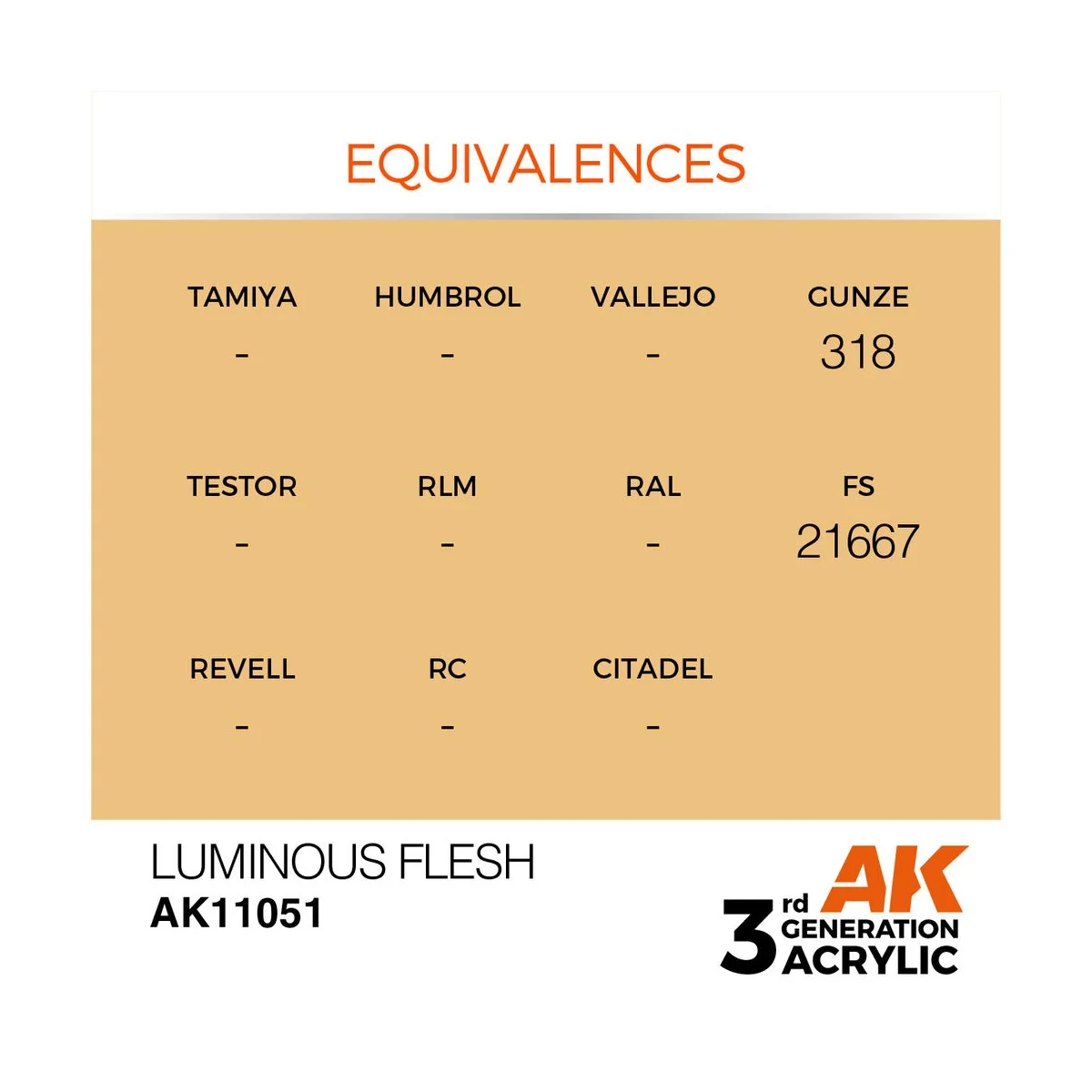 Luminous Flesh 17ml - AK Interactive AK11051