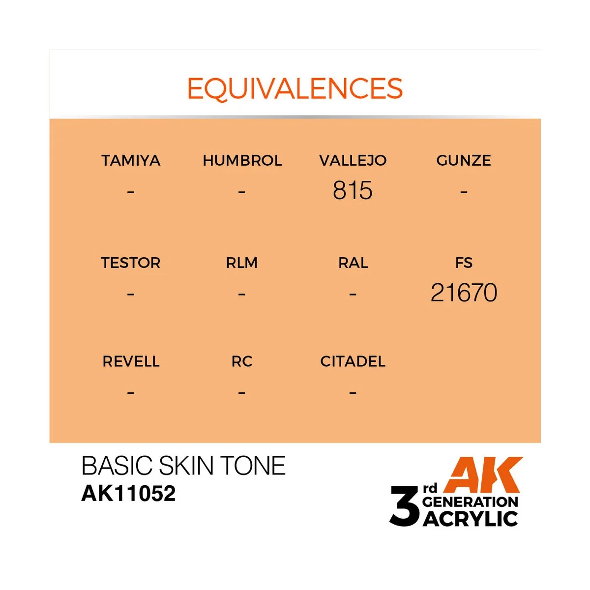 Basic Skin Tone 17ml - AK Interactive AK11052