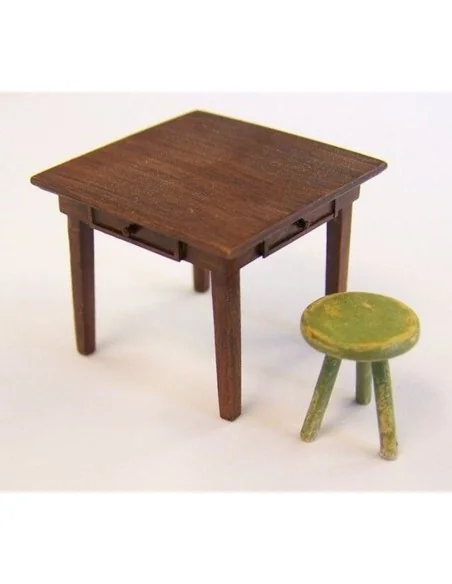 Table and seat, 1/35 - Plus model EL048