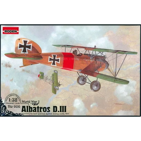 Albatros D.III, 1/32 - Roden 606 Albatros D.III, 1/32 - Roden 606