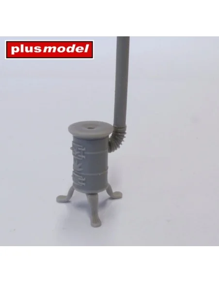 Smal round stove, 1/35 - Plus model EL072