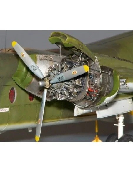 Caribou engine set, 1/72 - Plus model AL7003