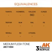 Medium Flesh Tone 17ml - AK Interactive AK11054