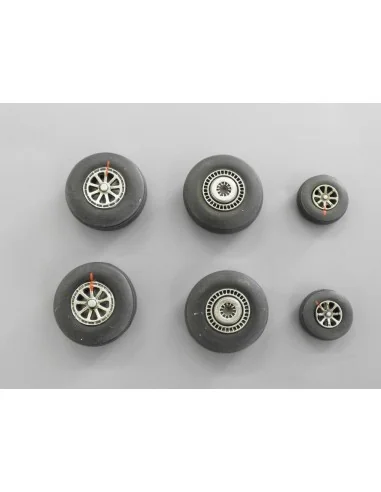 [NO_DESC] Wheels for C-121 Constelation, 1/72 - Plus model AL7024