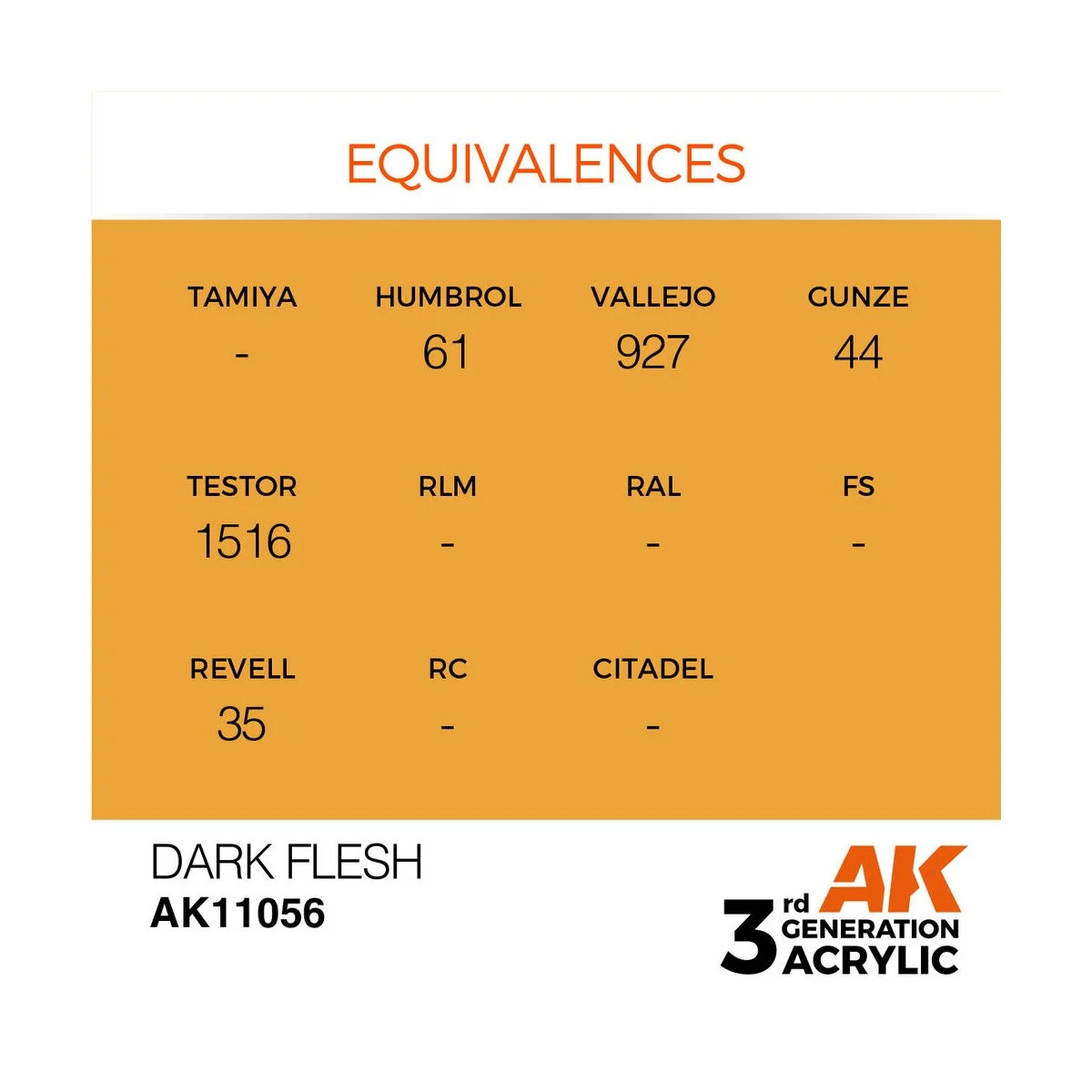 Dark Flesh 17ml - AK Interactive AK11056