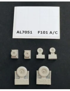 [NO_DESC] F-101A/C Woodoo wheels, 1/72 - Plus model AL7051