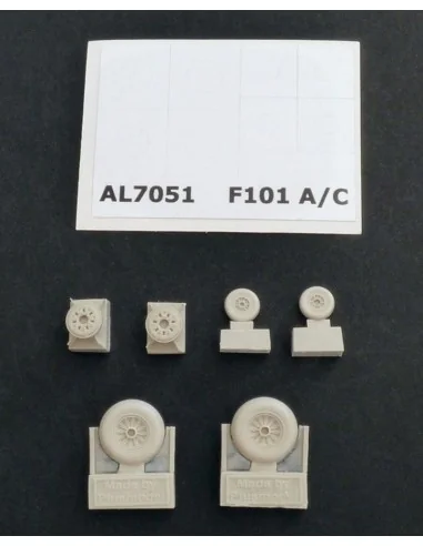 [NO_DESC] F-101A/C Woodoo wheels, 1/72 - Plus model AL7051