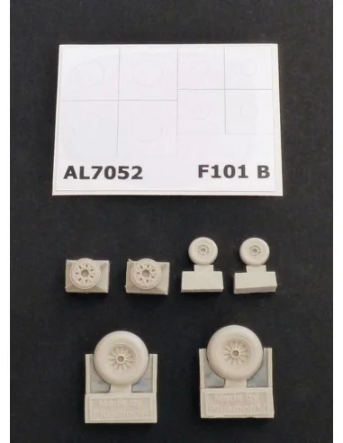 F-101B Woodoo wheels, 1/72 - Plus model AL7052
