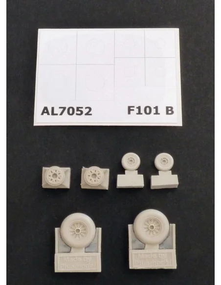 F-101B Woodoo wheels, 1/72 - Plus model AL7052