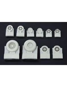 PBM5 Mariner wheels, 1/72 - Plus model AL7055