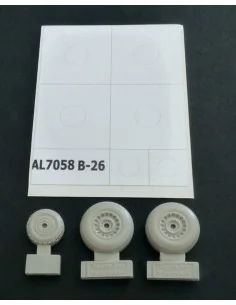 [NO_DESC] B-26 Marauder early wheels groved, 1/72 - Plus model AL7058
