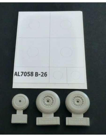 [NO_DESC] B-26 Marauder early wheels groved, 1/72 - Plus model AL7058