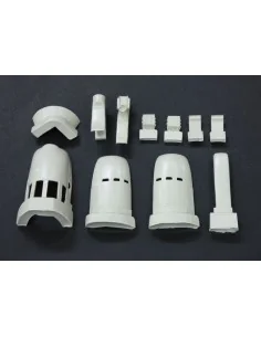 C-46 Commando engine covers, 1/72 - Plus model AL7059