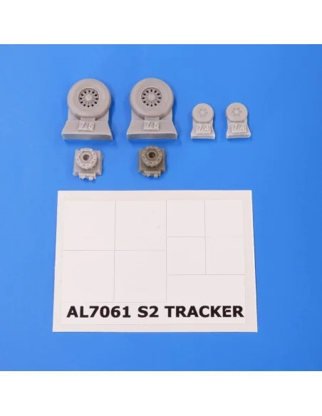 S2 Tracker wheels, 1/72 - Plus model AL7061