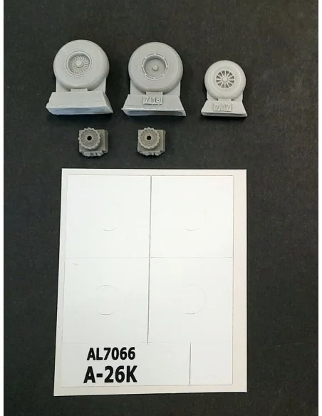 [NO_DESC] A-26K Invader wheels, 1/72 - Plus model AL7066