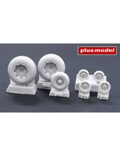 PBY Privateer wheels smooth pattern, 1/72 - Plus model AL7071