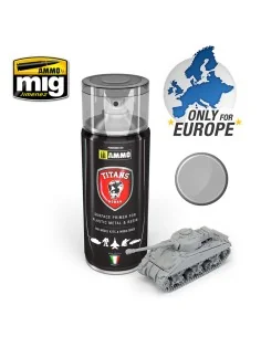 TITANS HOBBY Light Grey Matt Primer - AMMO by MIG Jimenez TTH102