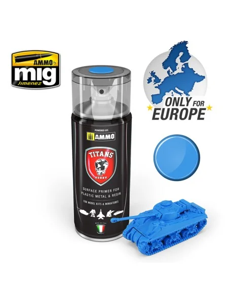 TITANS HOBBY Space Blue Matt Primer - AMMO by MIG Jimenez TTH103
