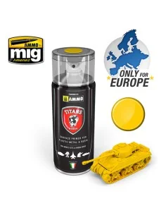 [NO_DESC] TITANS HOBBY Imperial Yellow Matt Primer - AMMO by MIG Ji...