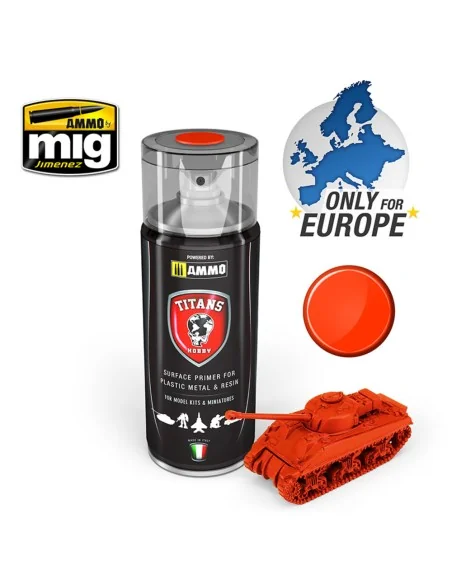 [NO_DESC] TITANS HOBBY Royal Red Matt Primer - AMMO by MIG Jimenez ...