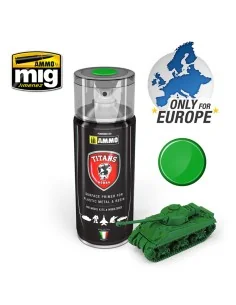 [NO_DESC] TITANS HOBBY Emerald Green Matt Primer - AMMO by MIG Jime...