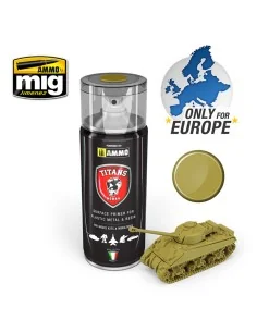 TITANS HOBBY Desert Yellow Matt Primer - AMMO by MIG Jimenez TTH111