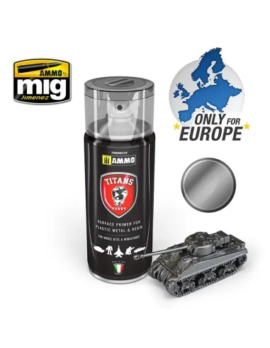 TITANS HOBBY Gun Metal Primer - AMMO by MIG Jimenez TTH117