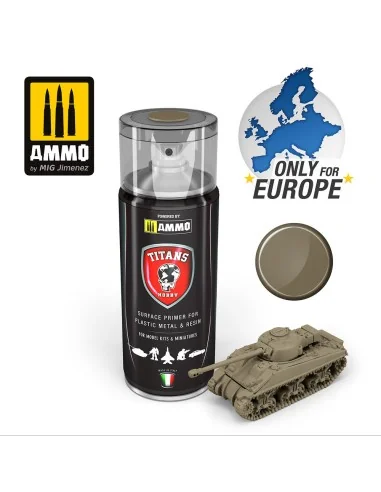 TITANS HOBBY Wooden Deck Matt Primer - AMMO by MIG Jimenez TTH118