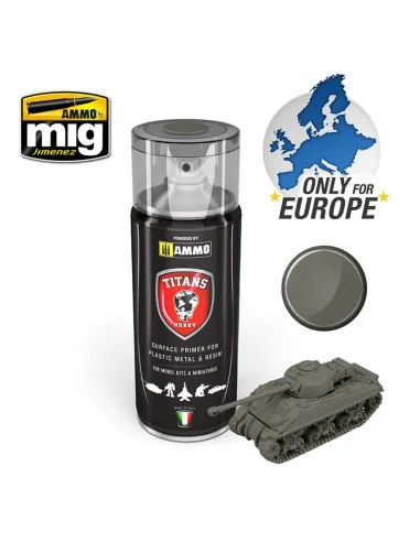TITANS HOBBY German Field Grey Matt Primer - AMMO by MIG Jimenez TT...