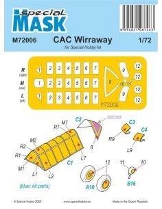 [NO_DESC] CAC Wirraway Mask von 1928, 1/72 - Special Hobby 100-M72006