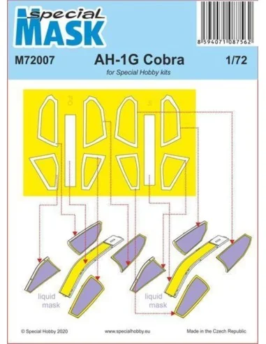 AH-1G Cobra Mask, 1/72 - Special Hobby 100-M72007