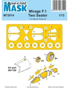 Mirage F.1 Two Seater Mask, 1/72 - Special Hobby 100-M72014