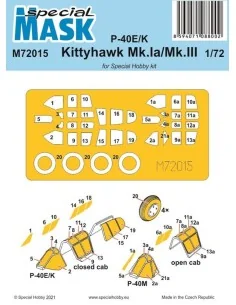 [NO_DESC] P-40E/K/Kittyhawk Mk.Ia/Mk.III Mask, 1/72 - Special Hobby...