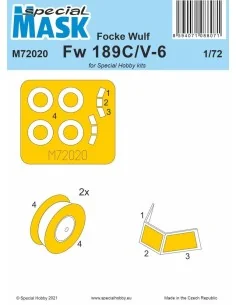 Focke Wulf Fw 189C/V-6 Mask, 1/72 - Special Hobby 100-M72020
