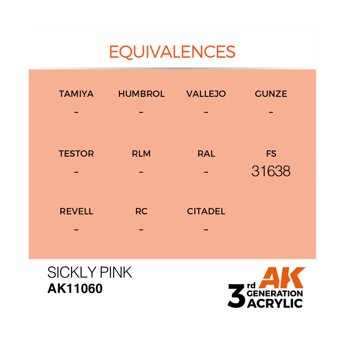 Sickly Pink 17ml - AK Interactive AK11060