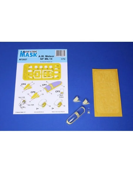 [NO_DESC] A.W. Meteor NF Mk.14 Mask, 1/72 - Special Hobby 100-M72027