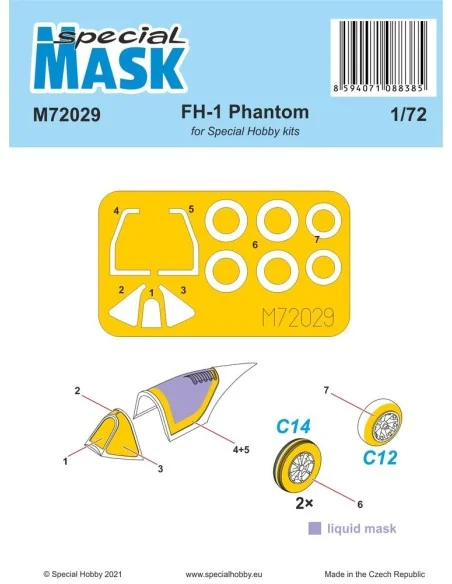 FH-1 Phantom MASK, 1/72 - Special Hobby 100-M72029
