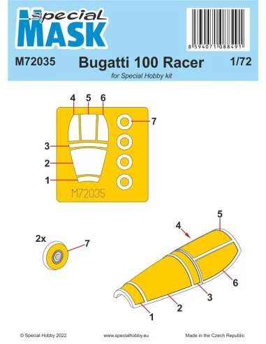 Bugatti 100 MASK, 1/72 - Special Hobby 100-M72035