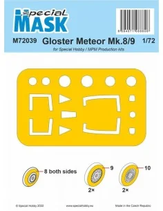 Gloster Meteor Mk.8/9 MASK, 1/72 - Special Hobby 100-M72039