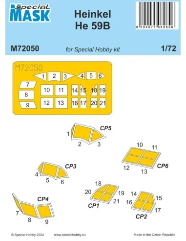 Heinkel He 59B MASK, 1/72 - Special Hobby 100-M72050