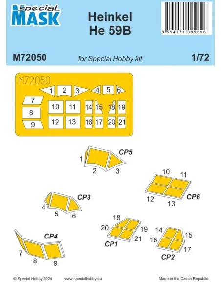 [NO_DESC] Heinkel He 59B MASK, 1/72 - Special Hobby 100-M72050