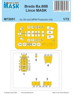 Breda Ba.88B Lince MASK, 1/72 - Special Hobby 100-M72051
