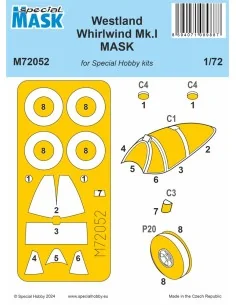 Westland Whirlwind Mk.I MASK, 1/72 - Special Hobby 100-M72052