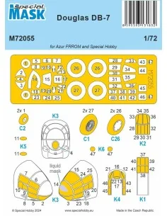 DB-7 MASK, 1/72 - Special Hobby 100-M72055