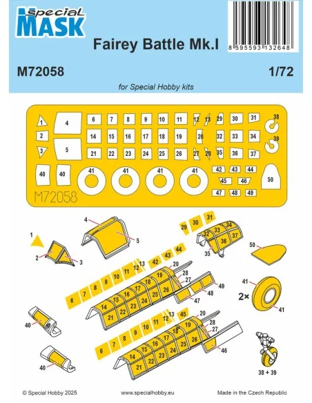 [NO_DESC] Fairey Battle Mk.I MASK, 1/72 - Special Hobby 100-M72058