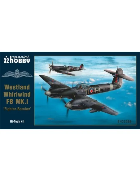 Westland Whirlwind FB MK.I ‘Fighter-Bomber’ Hi-tech kit, 1/32 - Spe...