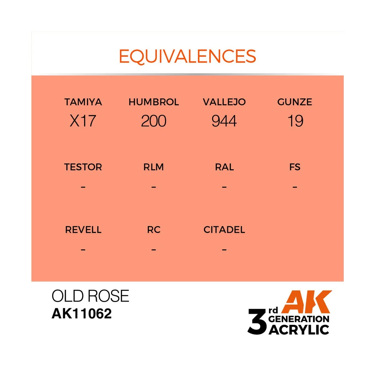 Old Rose 17ml - AK Interactive AK11062