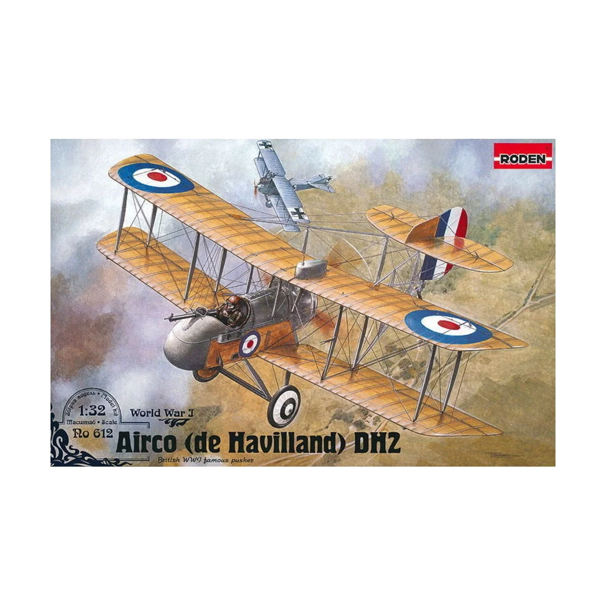 De Havilland DH-2, 1/32 - Roden 612 De Havilland DH-2, 1/32 - Roden 612