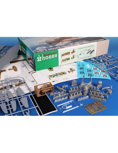 Fiat G.50bis/G.50bis/N ‘Fighter-Bomber & Navy Fighter’, 1/32 - Spec...